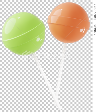 3D material_lollipop_yellow-green 130729267