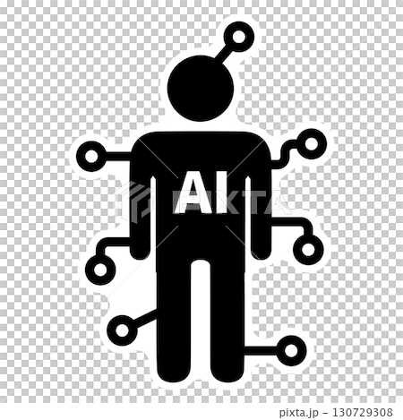 AI artificial intelligence icon 130729308