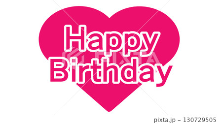 ハッピーバースデー、ロゴマーク 130729505
