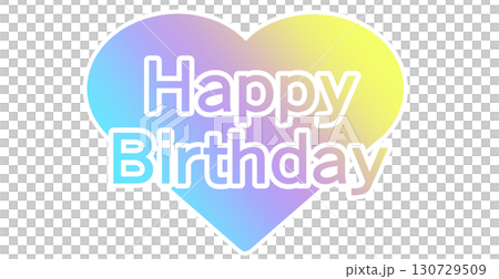 ハッピーバースデー、ロゴマーク 130729509