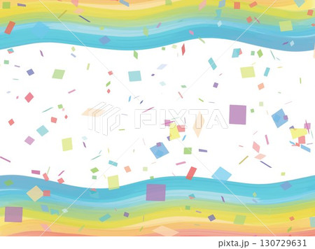 水彩絵の具フレーム 130729631