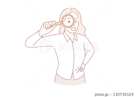 Searching investigation and research concept 130730329
