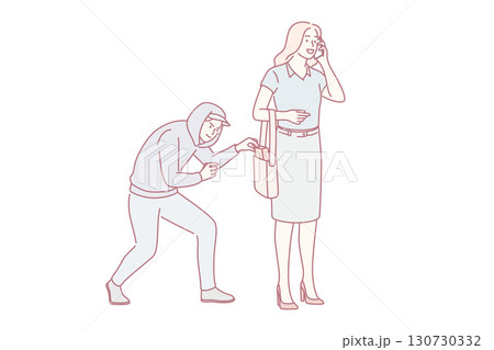 Robbery, thief and crime concept 130730332