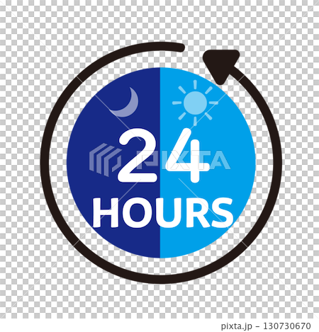 24時間対応アイコンセット 24時間営業 サポート カスタマーサービス 日中夜中対応ロゴイラスト 24時間対応アイコンセット 24時間営業 サポート カスタマーサービス 日中夜中対応ロゴイラスト 130730670