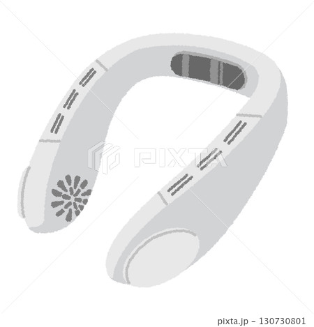 電動ネッククーラーのイラスト 130730801