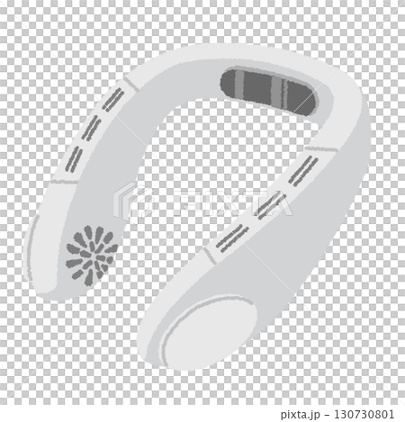 電動ネッククーラーのイラスト 130730801