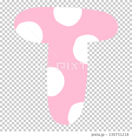 T Alphabet Hand Drawn Style And Pink Design Font Design T Alphabet Isolated 130731218