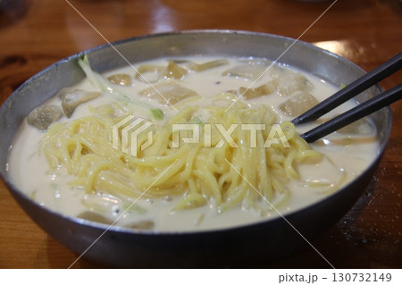 korean soybean noodle korean soybean noodle 130732149