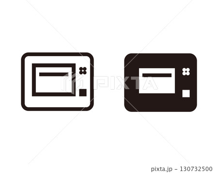電子レンジのアイコンのセット 電子レンジのアイコンのセット 130732500
