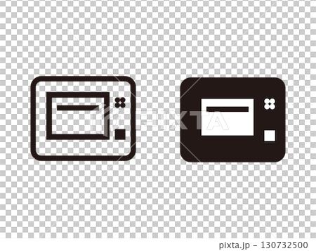 電子レンジのアイコンのセット 電子レンジのアイコンのセット 130732500