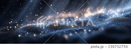 Enchanting Radiance Abstract Light Streaks with Bokeh Effect for a Dreamy, Whimsical Atmosphere 130732750