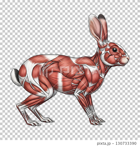 Rabbit anatomy llustration Rabbit anatomy llustration 130733390