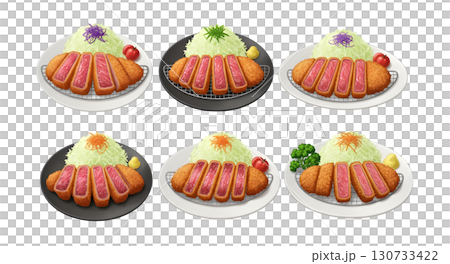 Japan food set. illustration design.	 130733422
