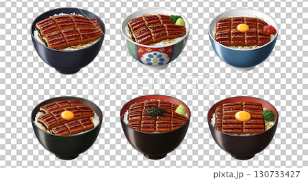 Japan food set. illustration design.	 130733427