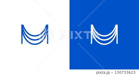Unique and modern M cable logo design Unique and modern M cable logo design 130733623