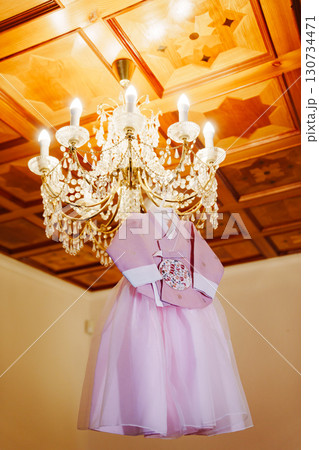 Children's national Korean costume for the traditional celebration 130734471