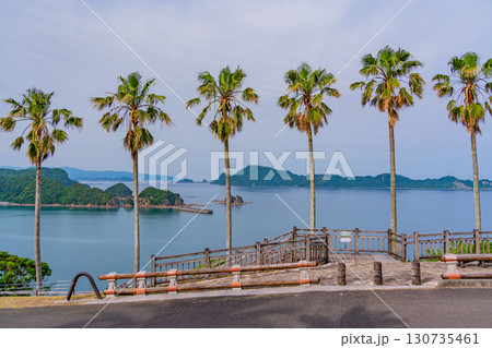 【宮崎県日南市】ジャカランダの森(有用植物園)から眺める外浦の海 【宮崎県日南市】ジャカランダの森(有用植物園)から眺める外浦の海 130735461