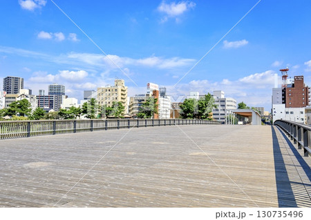 岡崎市、乙川に架かる桜城橋 岡崎市、乙川に架かる桜城橋 130735496