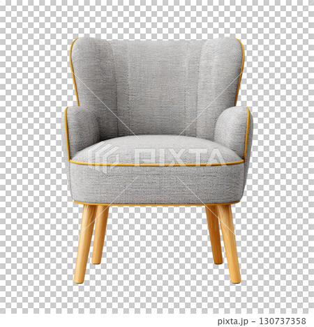 Cozy Modern Accent Chair with Soft Textured Fabric and Stylish Wooden Legs for Contemporary Living Spaces Cozy Modern Accent Chair with Soft Textured Fabric and Stylish Wooden Legs for Contemporary Living Spaces 130737358
