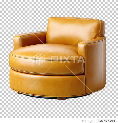 Stylish Yellow Leather Swivel Chair for Contemporary Living Room or Office Decor Stylish Yellow Leather Swivel Chair for Contemporary Living Room or Office Decor 130737394