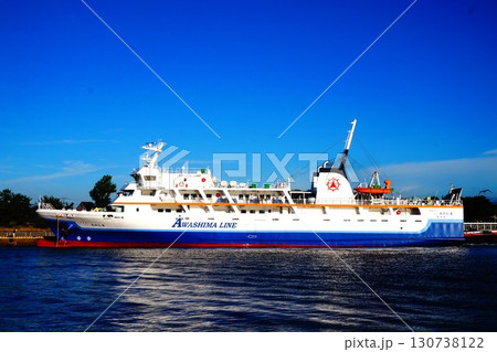 フェリーニューあわしま　岩船港　新潟県　日本海 130738122
