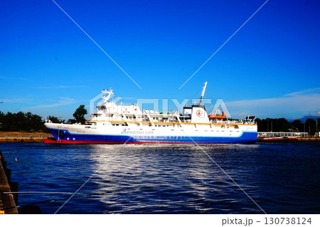 フェリーニューあわしま　岩船港　新潟県　日本海 130738124