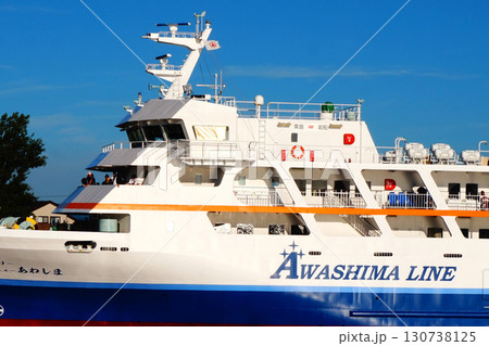 フェリーニューあわしま　岩船港　新潟県　日本海 130738125