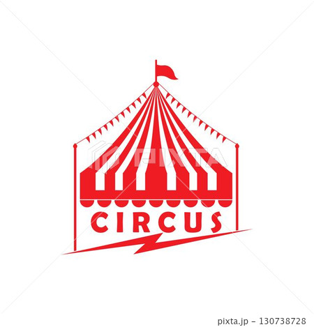 Circus logo template. Vector illustration design Circus logo template. Vector illustration design 130738728
