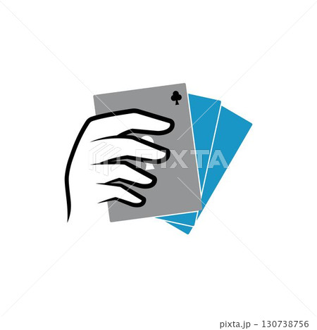 Playing card icon vector illustration 130738756