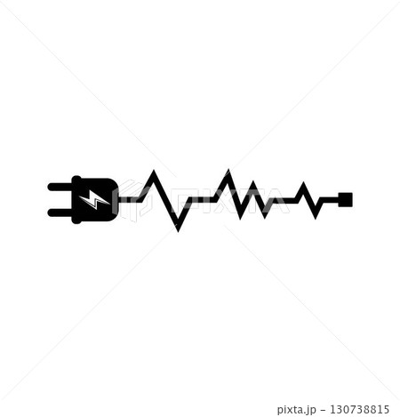 electric Plug logo vector template design electric Plug logo vector template design 130738815
