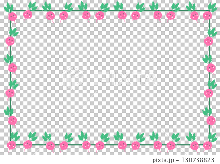 Cute beetroot with green line frame, A4 paper background Cute beetroot with green line frame, A4 paper background 130738823