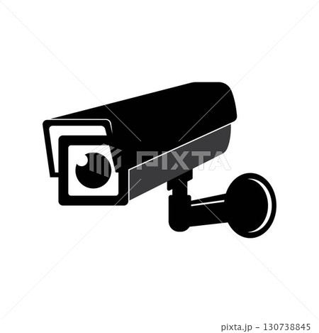Fixed CCTV, Security Camera Icon Vector Template design Fixed CCTV, Security Camera Icon Vector Template design 130738845
