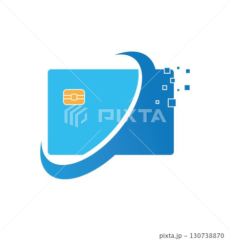 Credit card icon illustration vector 130738870
