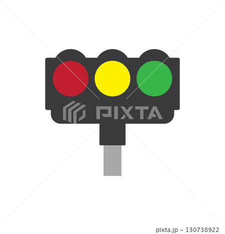 Traffic lights icon vector design 130738922