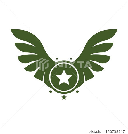 Army logo vector illustration template 130738947