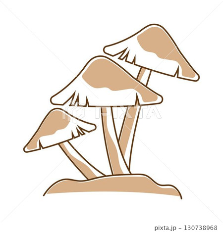 mushroom illustration logo icon vector template 130738968