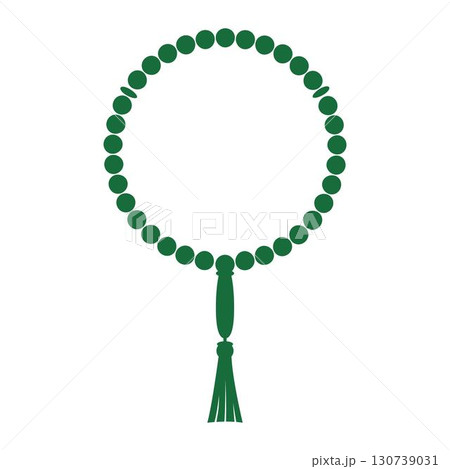 Muslim Prayer beads icon design template Muslim Prayer beads icon design template 130739031