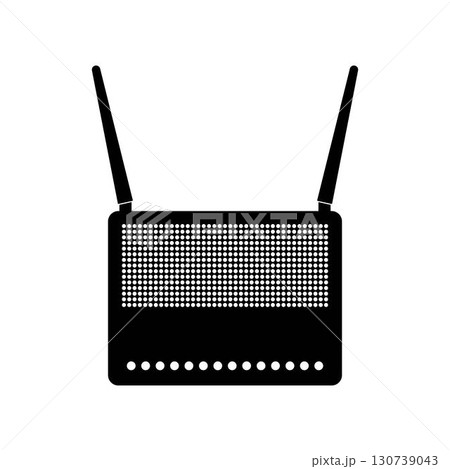 Router icon vector illustration design template Router icon vector illustration design template 130739043