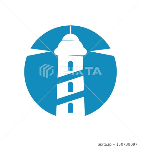 Lighthouse icon. Simple lighthouse building vector design Lighthouse icon. Simple lighthouse building vector design 130739097