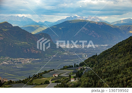 View over Bolzano from above Lana View over Bolzano from above Lana 130739502