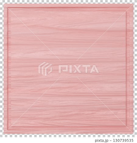 3D Material_Wooden Plate_Square_Pink 130739535