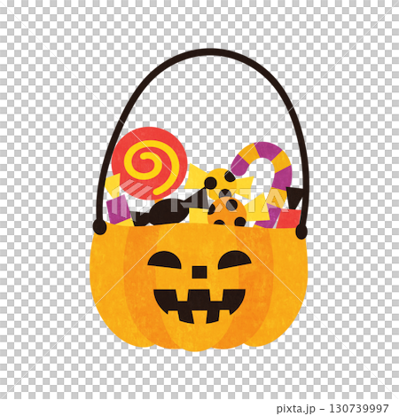 ハロウィン素材2025-1 130739997
