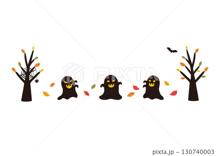 ハロウィン素材2025-10文字なし 130740003