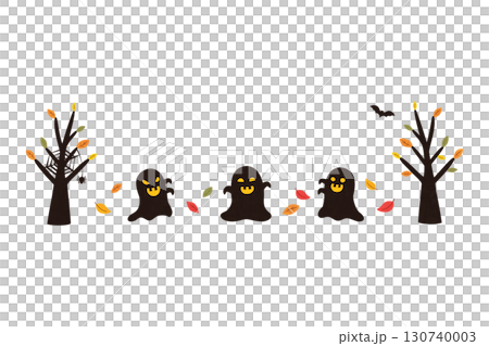 ハロウィン素材2025-10文字なし 130740003