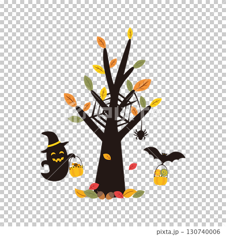 Halloween Material 2025-11 Vector 130740006