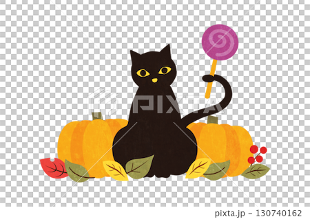 ハロウィン素材2025-4 ハロウィン素材2025-4 130740162