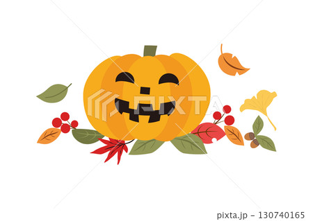 ハロウィン素材2025-5ベク 130740165