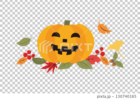 ハロウィン素材2025-5ベク 130740165