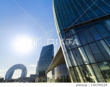 アゼルバイジャン・バクー中心部のモダンな高層ビル群 / Baku, Azerbaijan 130740226