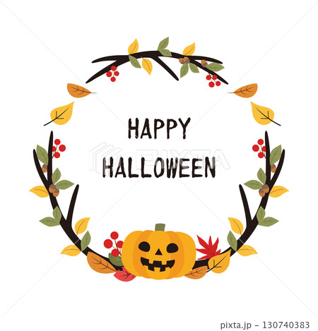 ハロウィン素材2025-7ベク 130740383